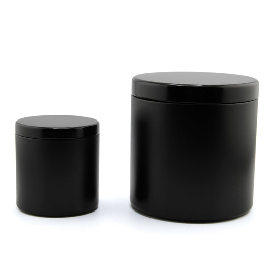 Wholesale Black Tin Candle, Large
