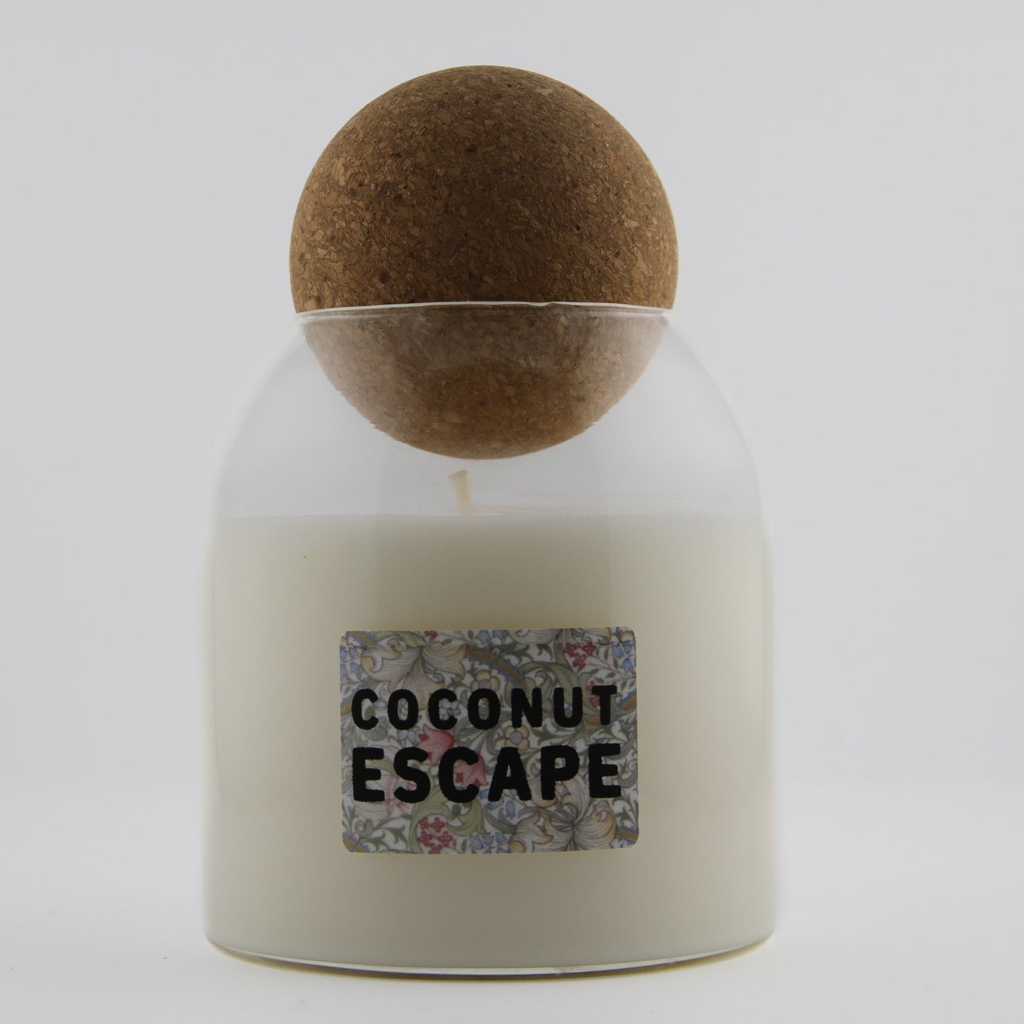 Cork Ball Candle, Coconut Escape