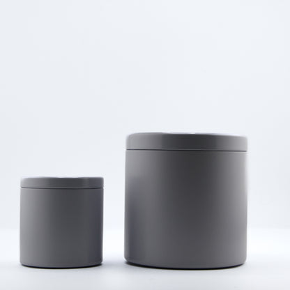 Wholesale White Tin Candle, Large